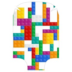 Colorful Bricks, Bricks, Colorful, Colors, Games, Lego, Rainbow Luggage Cover (Large) from ArtsNow.com Back