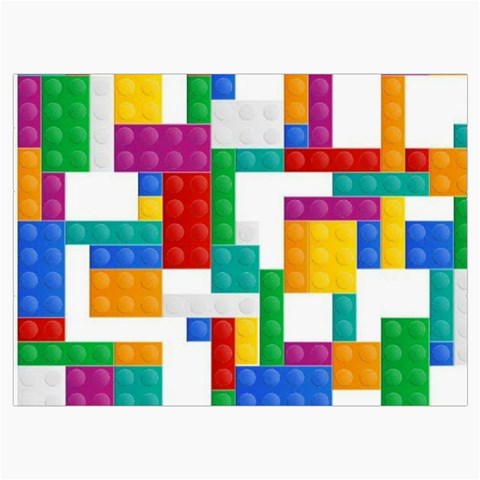 Colorful Bricks, Bricks, Colorful, Colors, Games, Lego, Rainbow Roll Up Canvas Pencil Holder (M) from ArtsNow.com Front