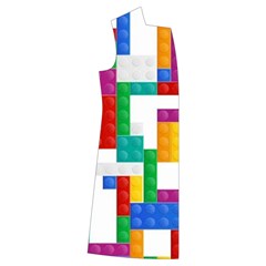 Colorful Bricks, Bricks, Colorful, Colors, Games, Lego, Rainbow Kids  Long Sleeve Velvet Lounge Robe from ArtsNow.com Front Right