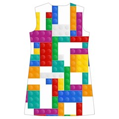 Colorful Bricks, Bricks, Colorful, Colors, Games, Lego, Rainbow Kids  Long Sleeve Velvet Lounge Robe from ArtsNow.com Back