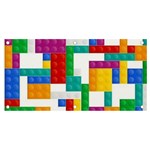 Colorful Bricks, Bricks, Colorful, Colors, Games, Lego, Rainbow Banner and Sign 4  x 2 