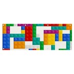 Colorful Bricks, Bricks, Colorful, Colors, Games, Lego, Rainbow Banner and Sign 8  x 3 