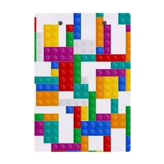 Colorful Bricks, Bricks, Colorful, Colors, Games, Lego, Rainbow A5 Acrylic Clipboard from ArtsNow.com Back