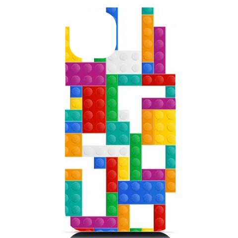 Colorful Bricks, Bricks, Colorful, Colors, Games, Lego, Rainbow iPhone 14 Plus Black UV Print Case from ArtsNow.com Front