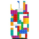 Colorful Bricks, Bricks, Colorful, Colors, Games, Lego, Rainbow iPhone 14 Plus Black UV Print Case