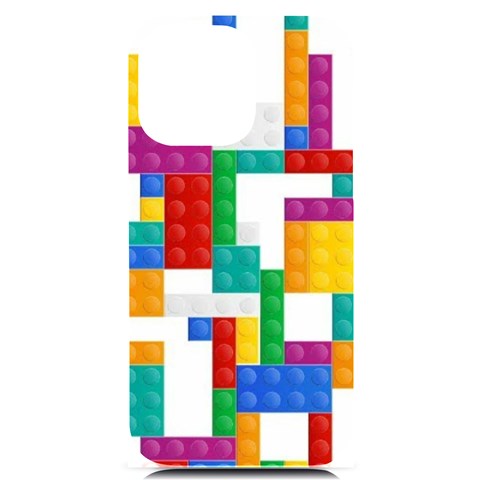 Colorful Bricks, Bricks, Colorful, Colors, Games, Lego, Rainbow iPhone 14 Pro Max Black UV Print Case from ArtsNow.com Front