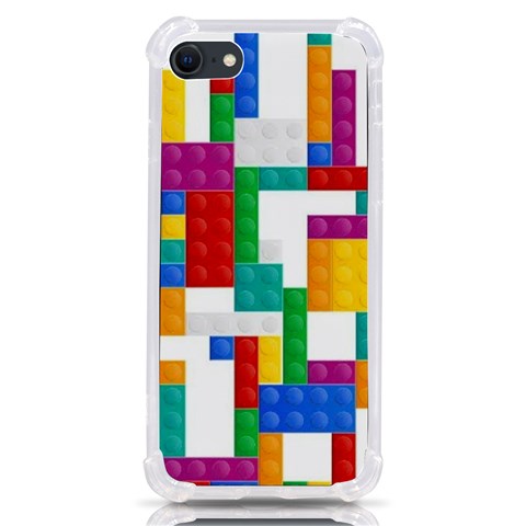 Colorful Bricks, Bricks, Colorful, Colors, Games, Lego, Rainbow iPhone SE from ArtsNow.com Front