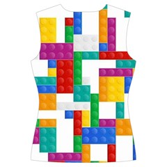 Colorful Bricks, Bricks, Colorful, Colors, Games, Lego, Rainbow Women s Cut Out Long Sleeve T Back