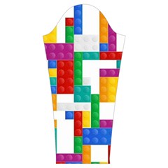 Colorful Bricks, Bricks, Colorful, Colors, Games, Lego, Rainbow Women s Cut Out Long Sleeve T Sleeve Right