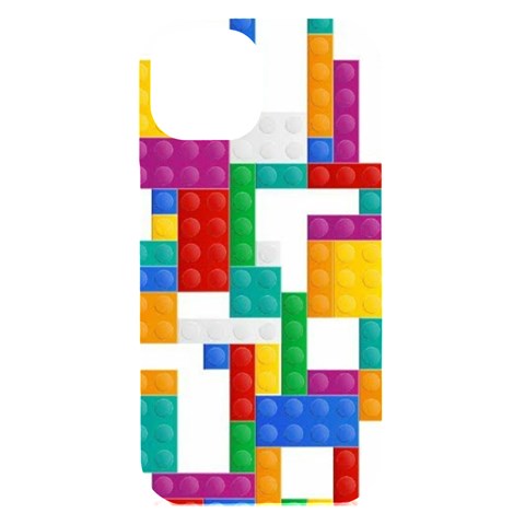 Colorful Bricks, Bricks, Colorful, Colors, Games, Lego, Rainbow iPhone 15 Black UV Print PC Hardshell Case from ArtsNow.com Front