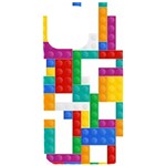 Colorful Bricks, Bricks, Colorful, Colors, Games, Lego, Rainbow iPhone 15 Pro Max Black UV Print PC Hardshell Case