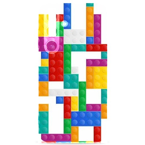 Colorful Bricks, Bricks, Colorful, Colors, Games, Lego, Rainbow Samsung Galaxy S24 6.2 Inch Black TPU UV Case from ArtsNow.com Front