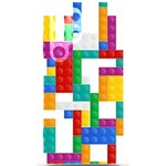 Colorful Bricks, Bricks, Colorful, Colors, Games, Lego, Rainbow Samsung Galaxy S24 Ultra 6.9 Inch Black TPU UV Case