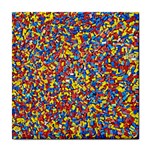 Colorful Lego Texture Lego Bricks Tile Coaster