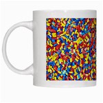 Colorful Lego Texture Lego Bricks White Mug