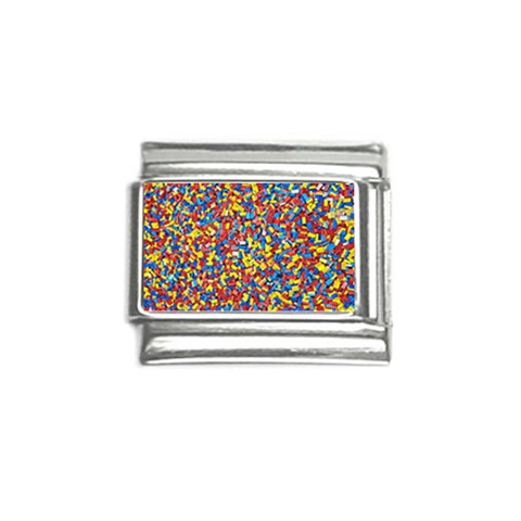 Colorful Lego Texture Lego Bricks Italian Charm (9mm) from ArtsNow.com Front