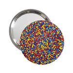 Colorful Lego Texture Lego Bricks 2.25  Handbag Mirrors