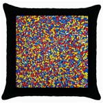 Colorful Lego Texture Lego Bricks Throw Pillow Case (Black)