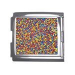 Colorful Lego Texture Lego Bricks Mega Link Italian Charm (18mm)