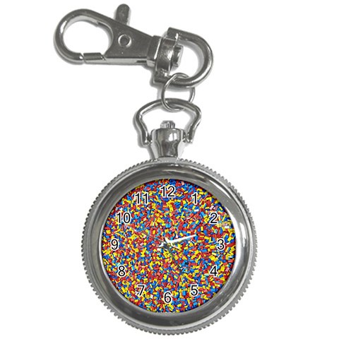 Colorful Lego Texture Lego Bricks Key Chain Watches from ArtsNow.com Front