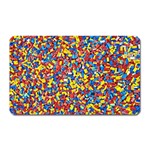 Colorful Lego Texture Lego Bricks Magnet (Rectangular)