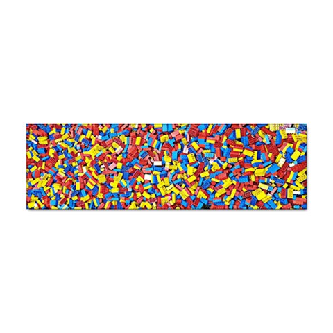 Colorful Lego Texture Lego Bricks Sticker Bumper (10 pack) from ArtsNow.com Front