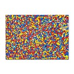 Colorful Lego Texture Lego Bricks Sticker A4 (10 pack)