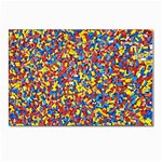 Colorful Lego Texture Lego Bricks Postcard 4 x 6  (Pkg of 10)