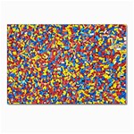 Colorful Lego Texture Lego Bricks Postcards 5  x 7  (Pkg of 10)