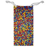 Colorful Lego Texture Lego Bricks Jewelry Bag