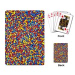 Colorful Lego Texture Lego Bricks Playing Cards Single Design (Rectangle)