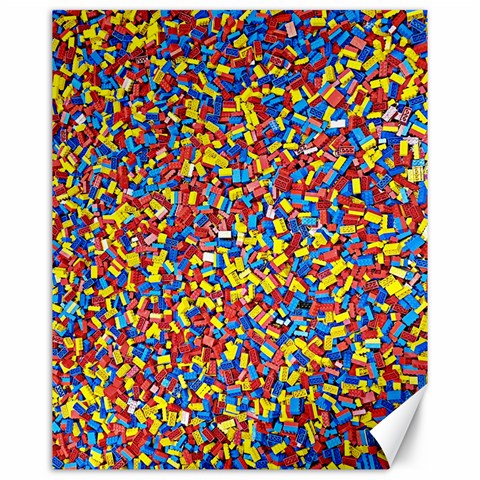 Colorful Lego Texture Lego Bricks Canvas 16  x 20  from ArtsNow.com 15.75 x19.29  Canvas - 1