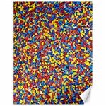 Colorful Lego Texture Lego Bricks Canvas 18  x 24 