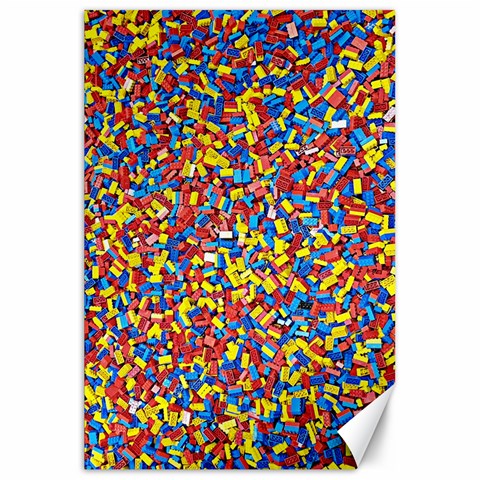 Colorful Lego Texture Lego Bricks Canvas 20  x 30  from ArtsNow.com 19.62 x28.9  Canvas - 1