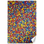 Colorful Lego Texture Lego Bricks Canvas 24  x 36 