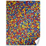 Colorful Lego Texture Lego Bricks Canvas 36  x 48 