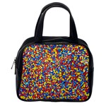 Colorful Lego Texture Lego Bricks Classic Handbag (One Side)