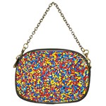 Colorful Lego Texture Lego Bricks Chain Purse (Two Sides)