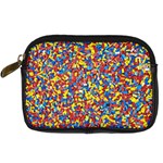 Colorful Lego Texture Lego Bricks Digital Camera Leather Case