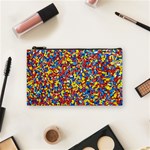 Colorful Lego Texture Lego Bricks Cosmetic Bag (Small)