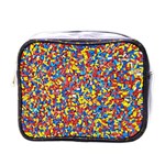 Colorful Lego Texture Lego Bricks Mini Toiletries Bag (One Side)