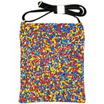 Colorful Lego Texture Lego Bricks Shoulder Sling Bag