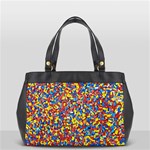 Colorful Lego Texture Lego Bricks Oversize Office Handbag