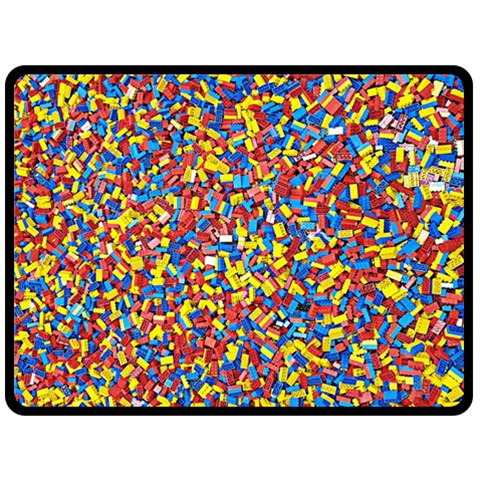 Colorful Lego Texture Lego Bricks Fleece Blanket (Large) from ArtsNow.com 80 x60  Blanket Front