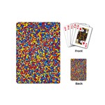 Colorful Lego Texture Lego Bricks Playing Cards Single Design (Mini)