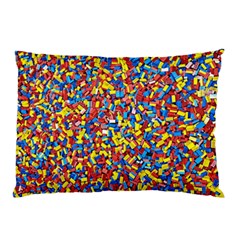 Colorful Lego Texture Lego Bricks Pillow Case (Two Sides) from ArtsNow.com Front