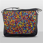 Colorful Lego Texture Lego Bricks Messenger Bag