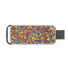 Colorful Lego Texture Lego Bricks Portable USB Flash (Two Sides) from ArtsNow.com Front