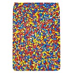 Colorful Lego Texture Lego Bricks Removable Flap Cover (S)