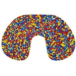 Colorful Lego Texture Lego Bricks Travel Neck Pillow